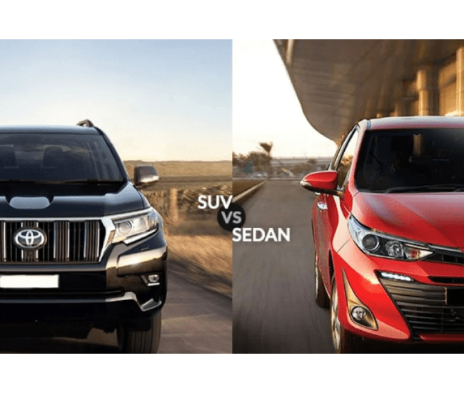 مقارنة بين سيارات السيدان وسيارات الدفع الرباعي للعائلات في سلطنة عمان