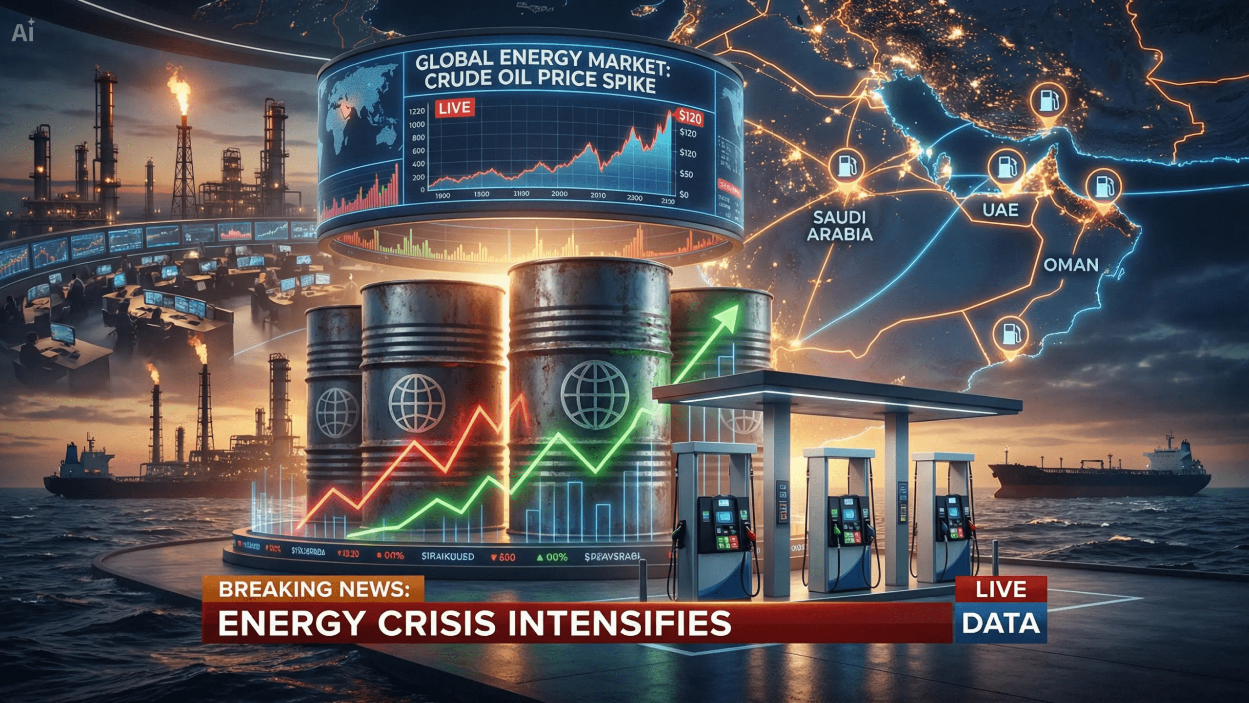 ارتفاع أسعار النفط عالمياً